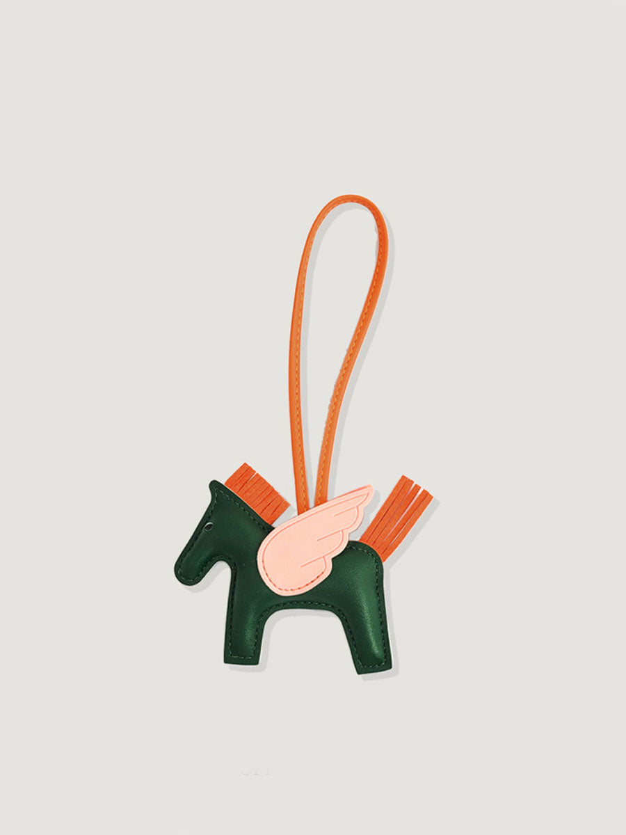 Luxury Leather Pony Bag Charm