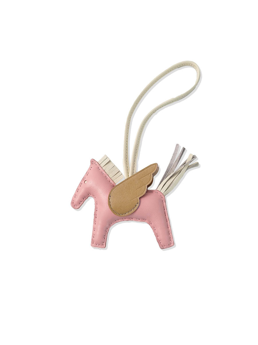 Luxury Leather Pegasus Bag Charm