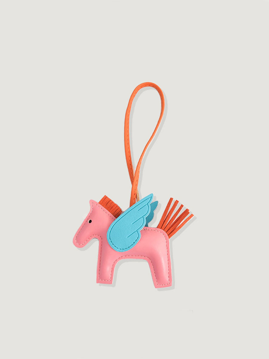 Luxury Leather Pony Bag Charm