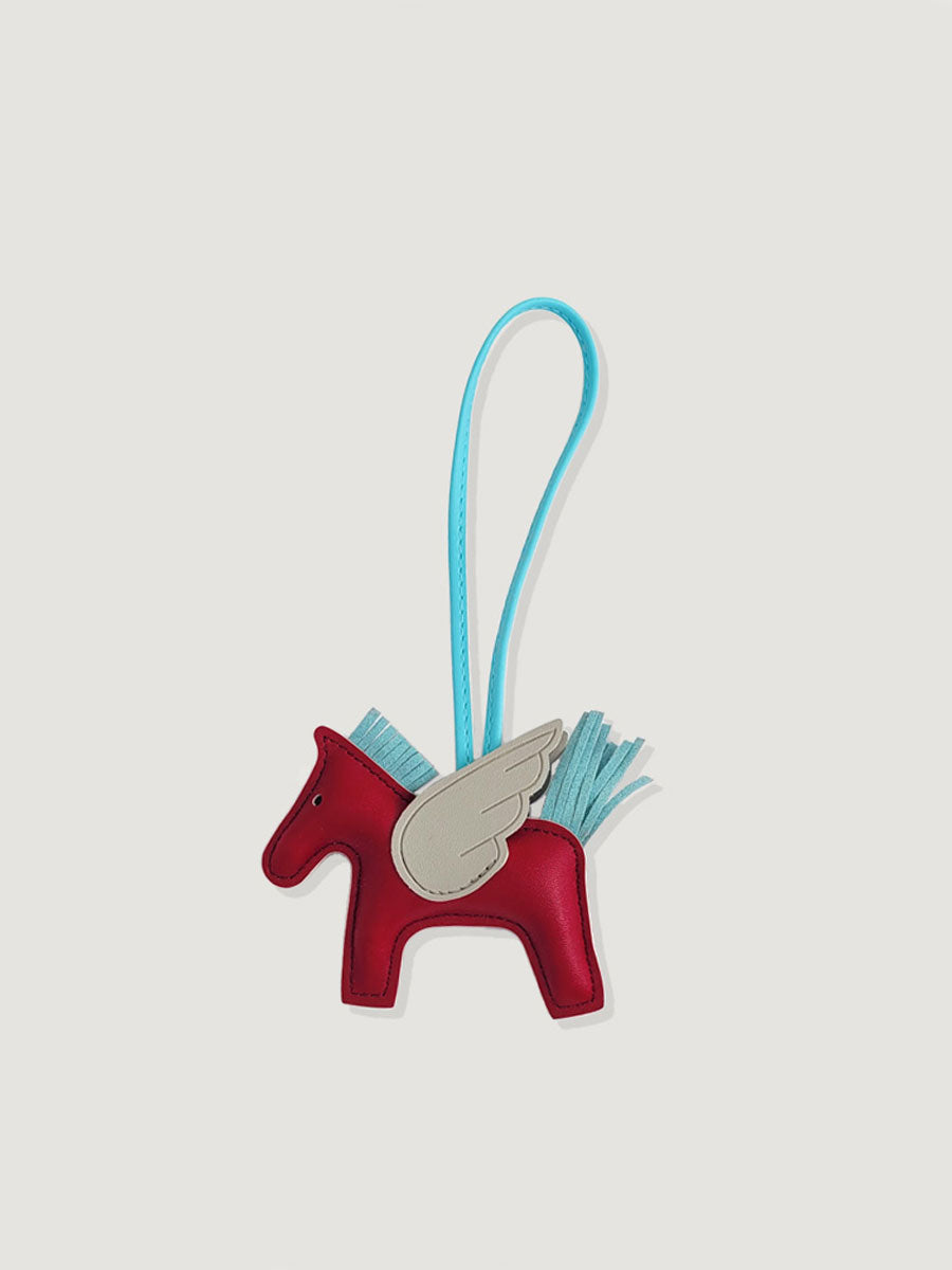 Luxury Leather Pony Bag Charm