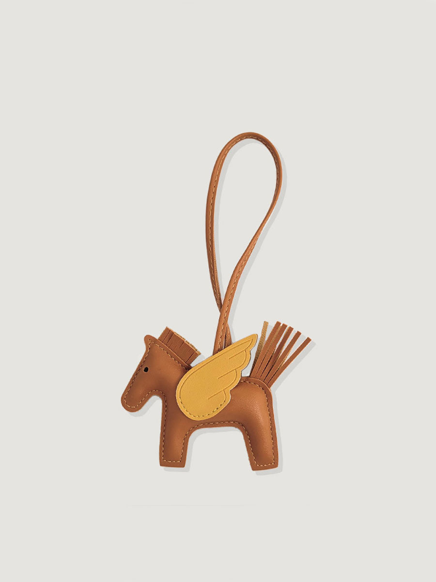 Luxury Leather Pony Bag Charm