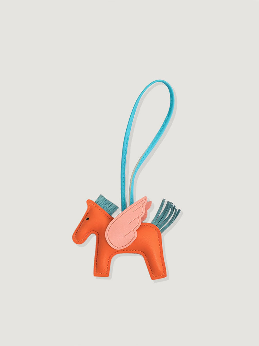 Luxury Leather Pony Bag Charm
