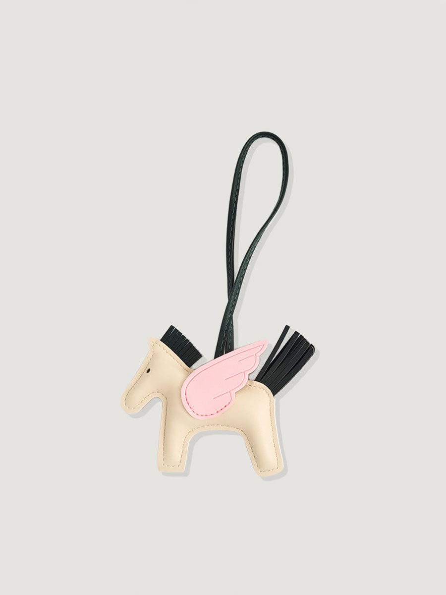 Luxury Leather Pony Bag Charm