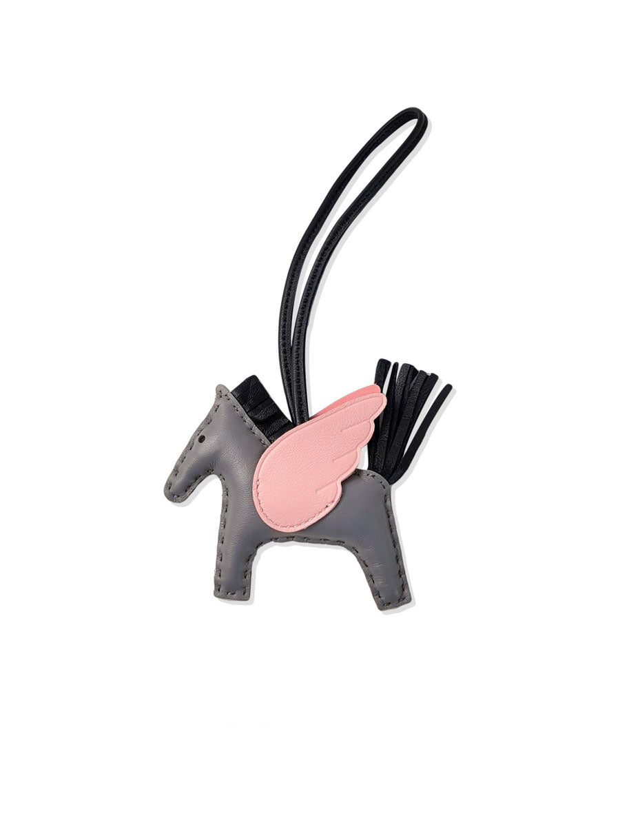 Luxury Leather Pegasus Bag Charm