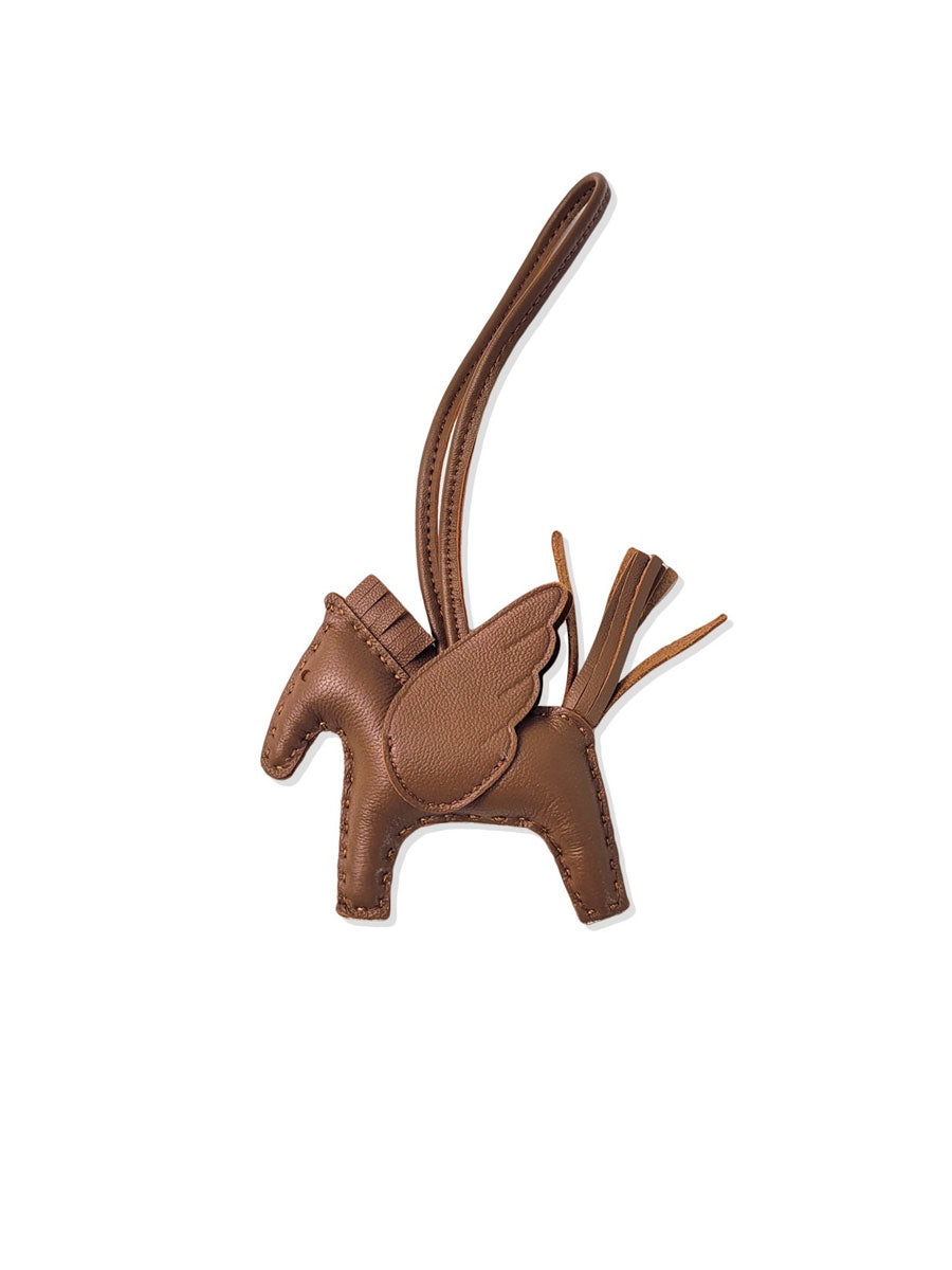 Luxury Leather Pegasus Bag Charm