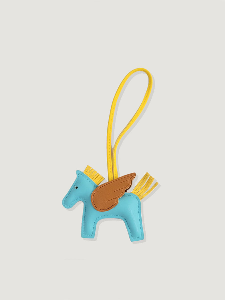 Luxury Leather Pony Bag Charm