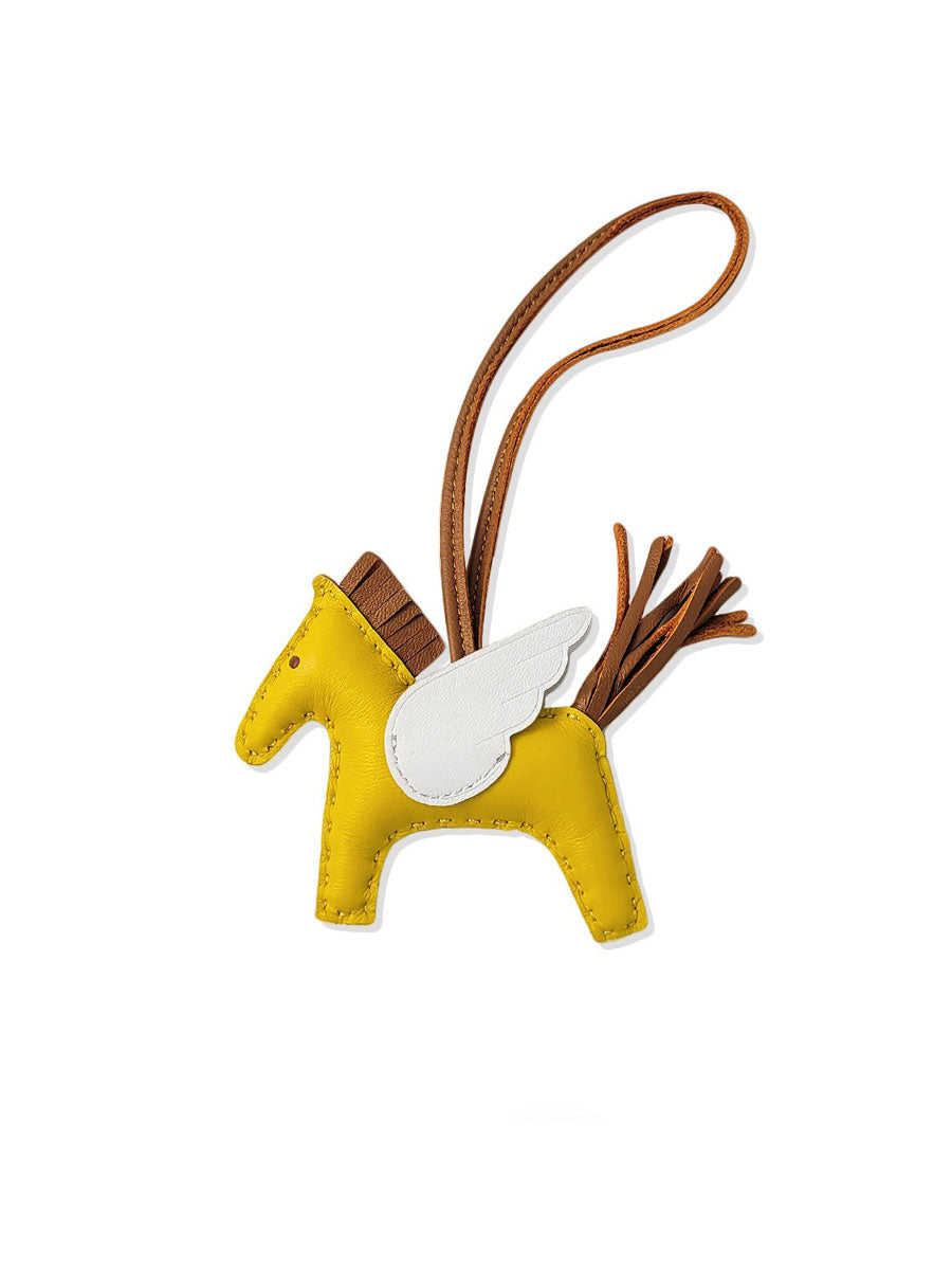 Luxury Leather Pegasus Bag Charm