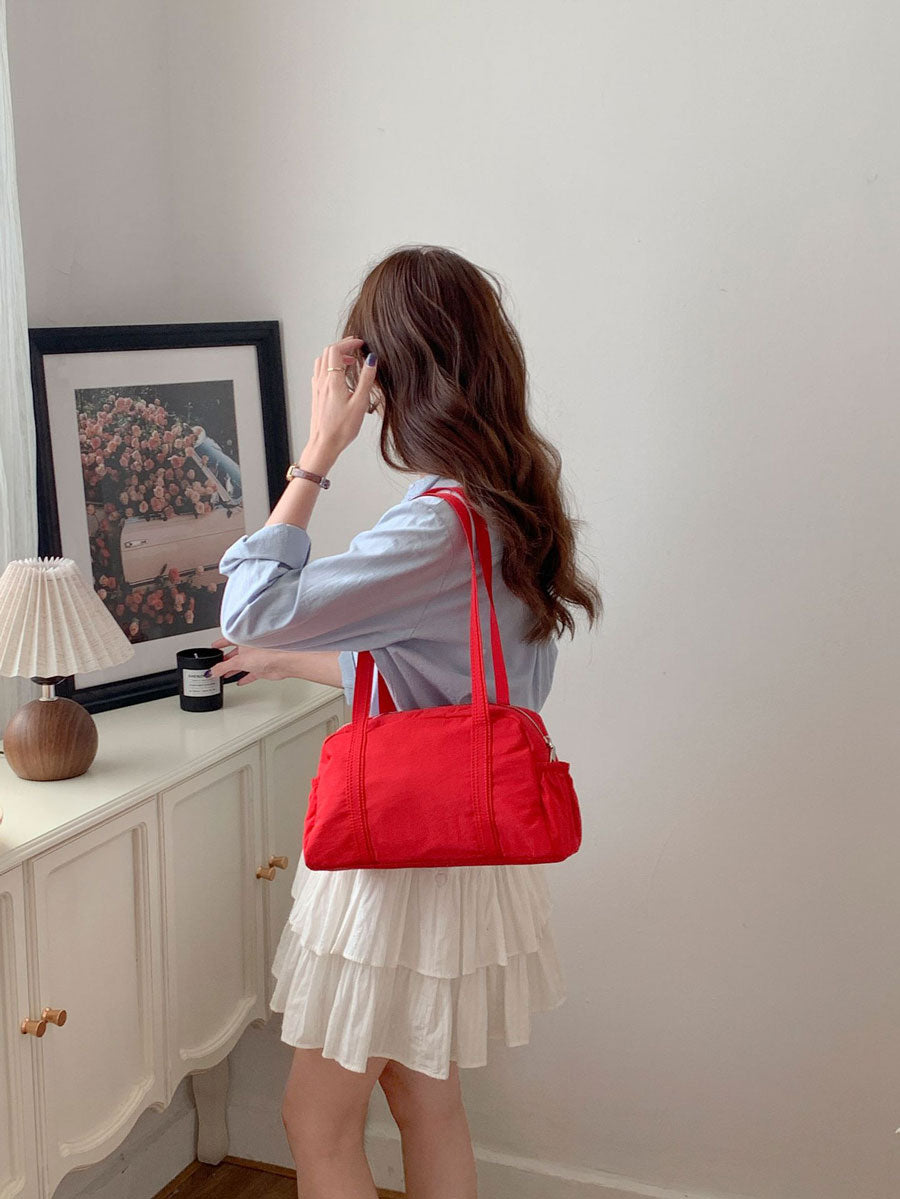 Casual Nylon Travel Bag Pink