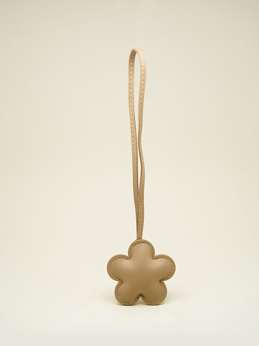 Minimalist Solid Color Flower Keychain