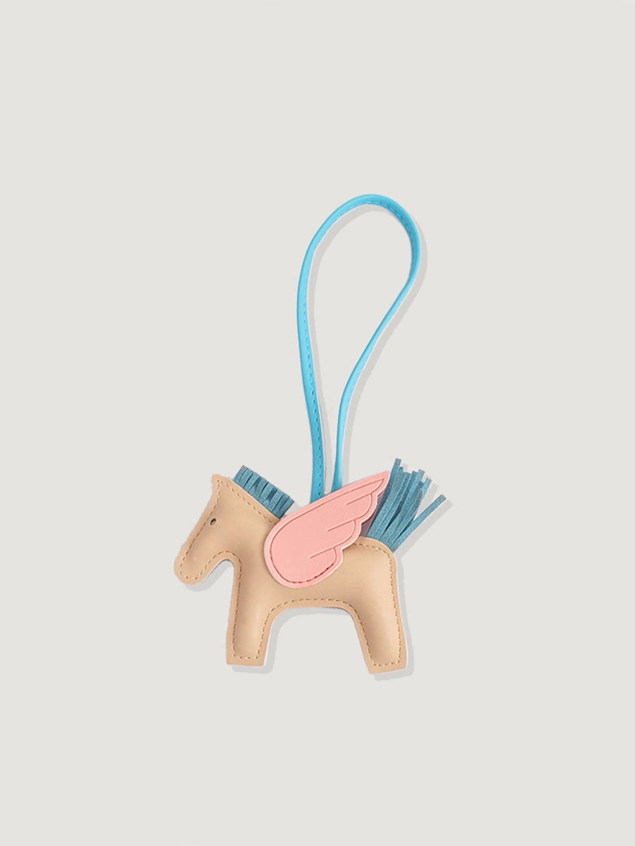 Luxury Leather Pony Bag Charm