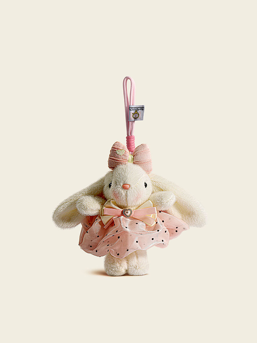 Long Ear Bunny Plush Bag Charm