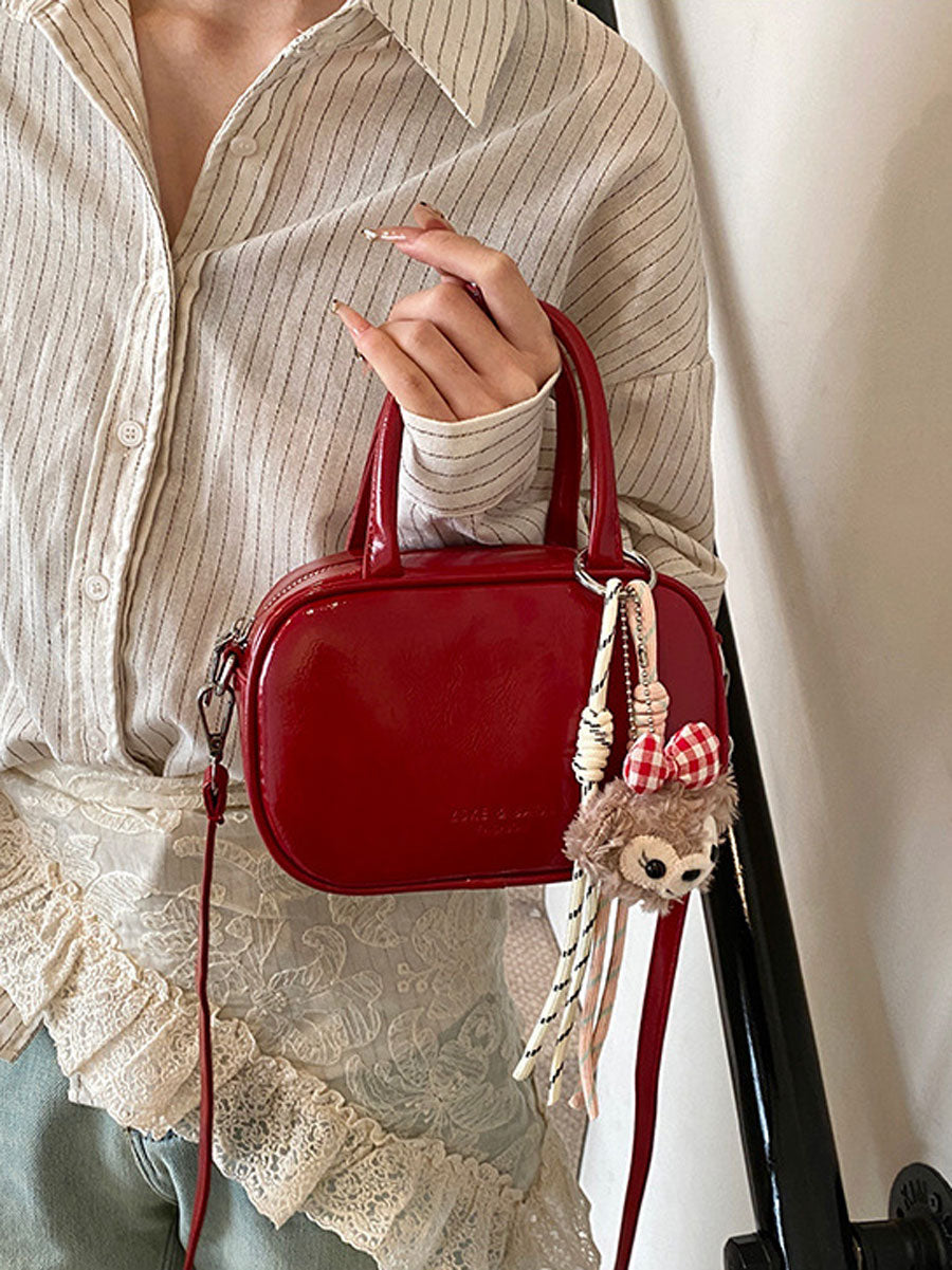 Cute Mini Crossbody Satchel Black