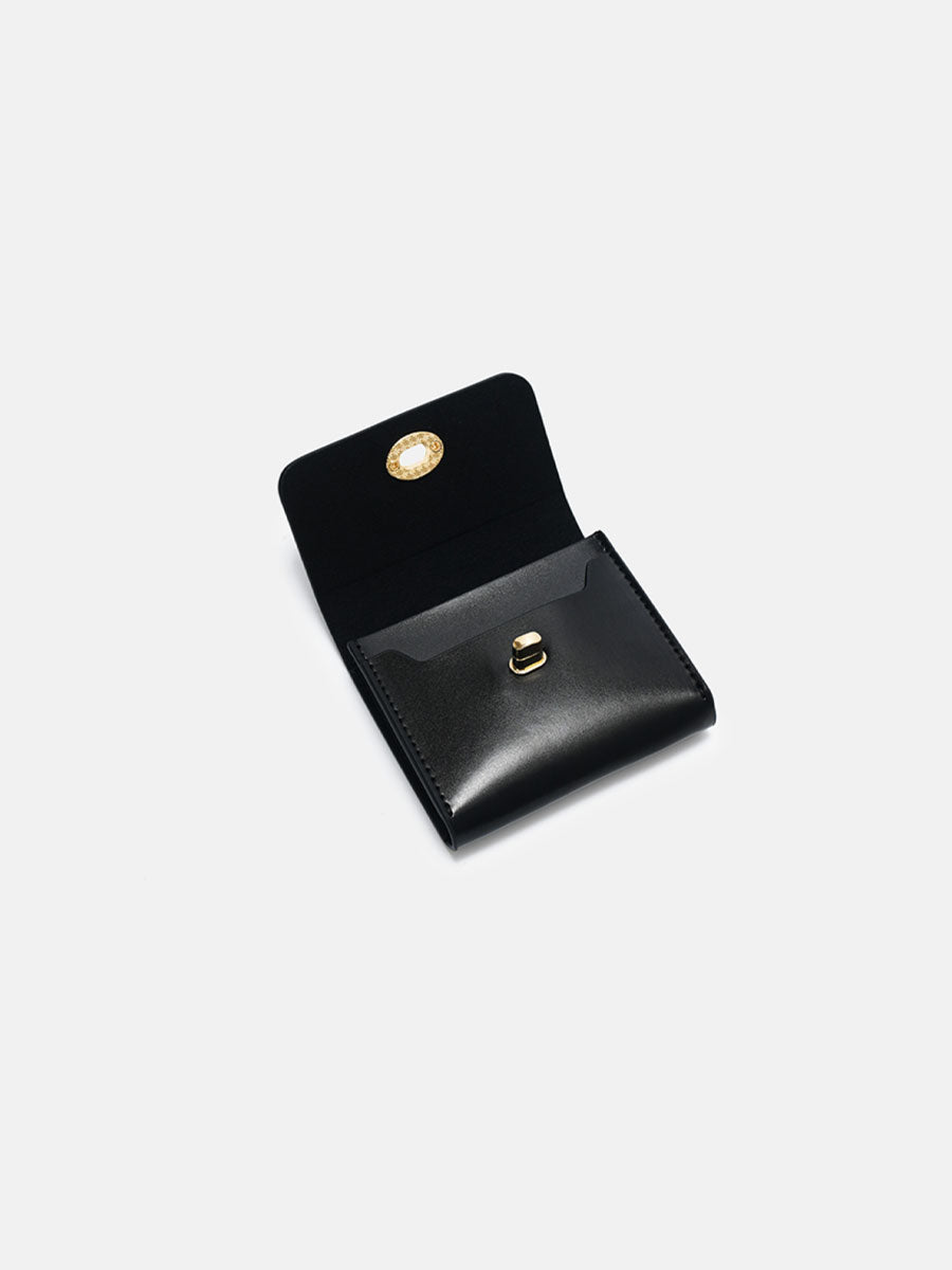 Genuine Leather Coin Purse Brown