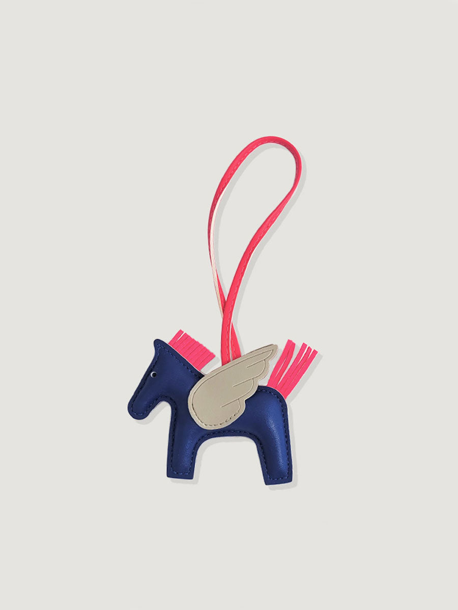 Luxury Leather Pony Bag Charm