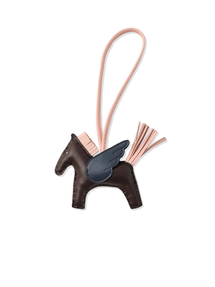 Luxury Leather Pegasus Bag Charm