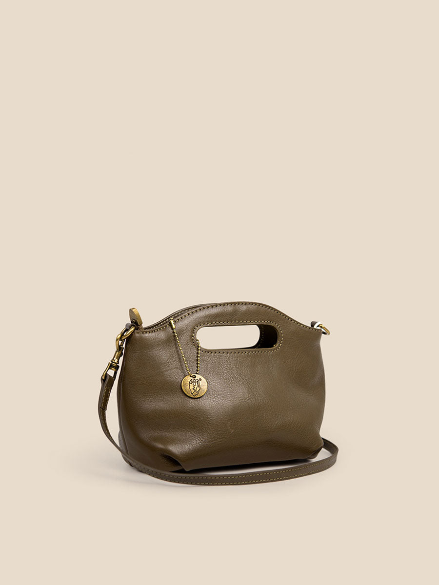Minimalist Genuine Leather Cloud Bag Red