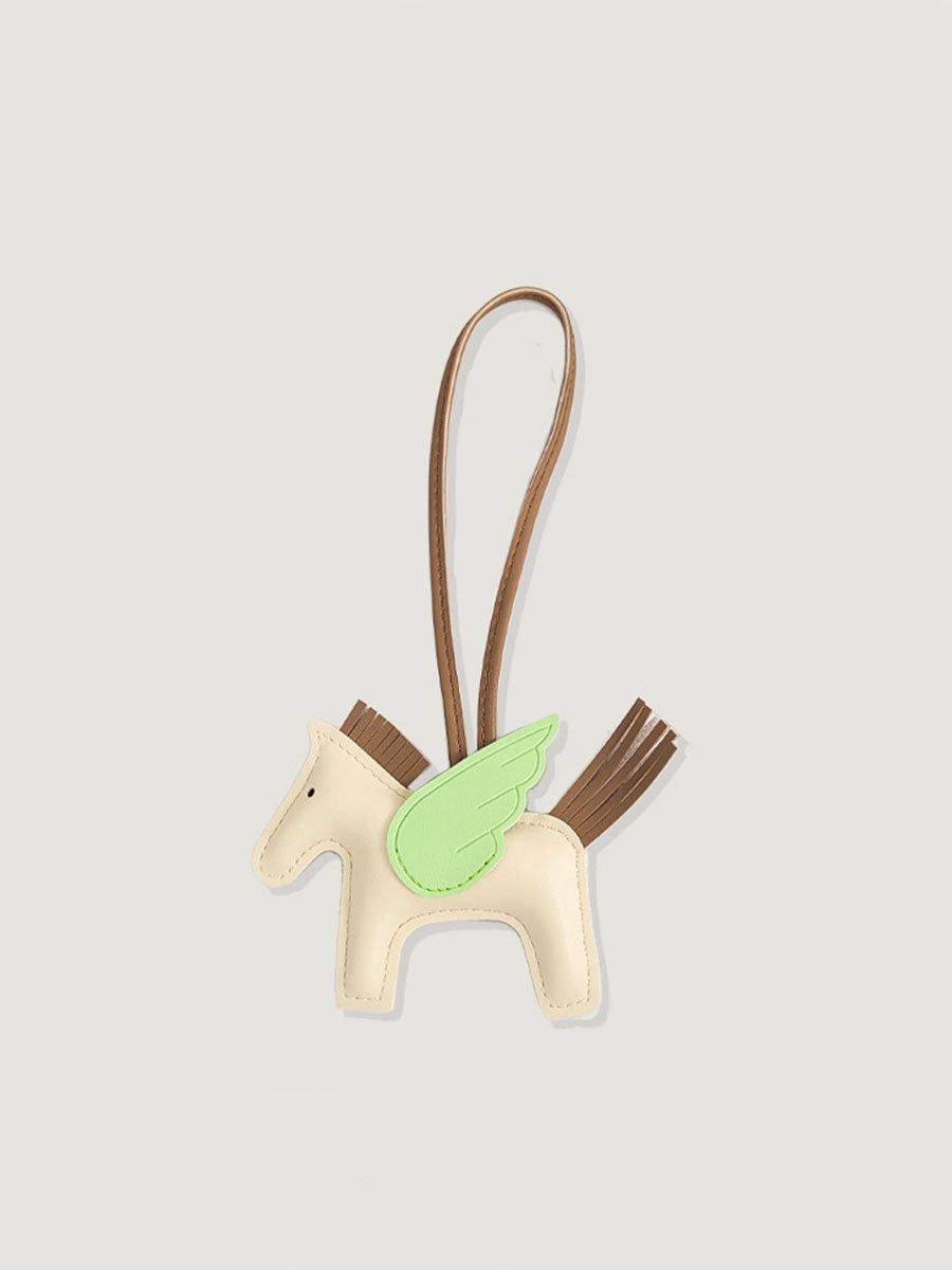 Luxury Leather Pony Bag Charm