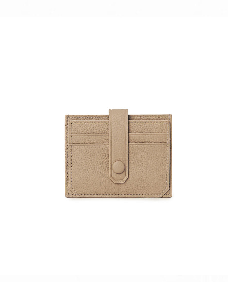 Slim Leather Card Holder Wallet  Orange