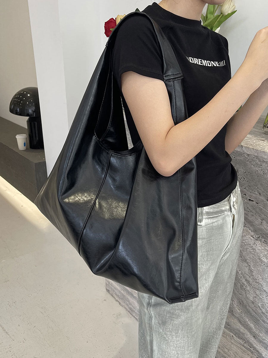 Trendy Women’s Large Tote Bag Black