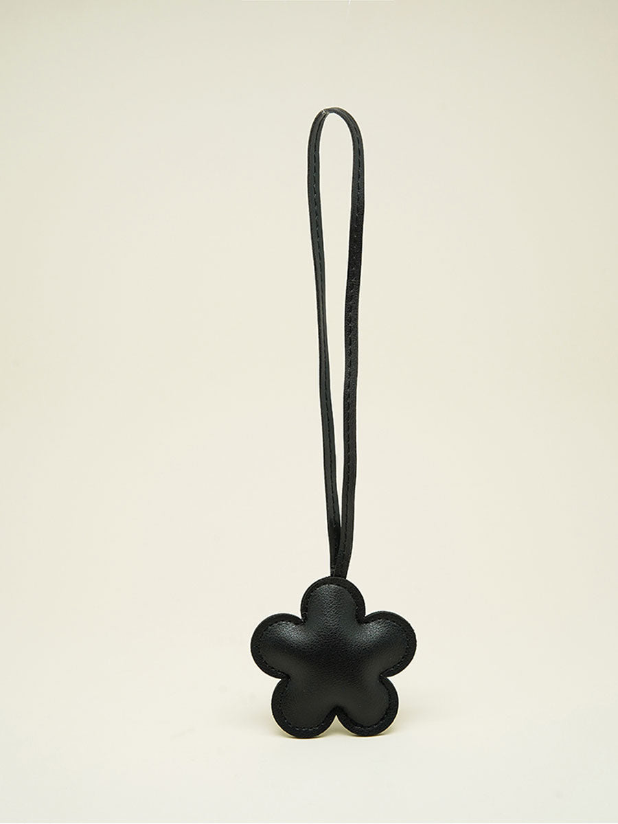 Minimalist Solid Color Flower Keychain