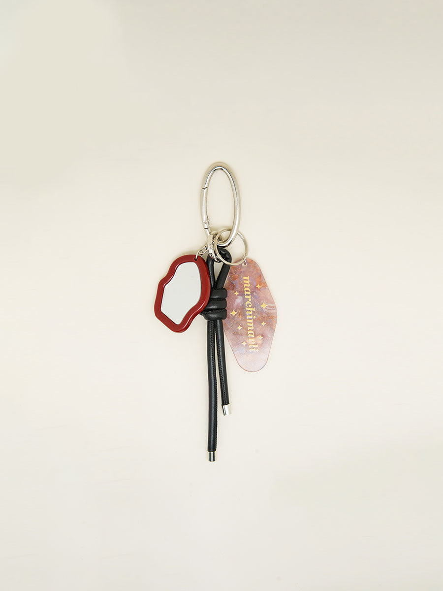 Heart Charm Acrylic Keychain