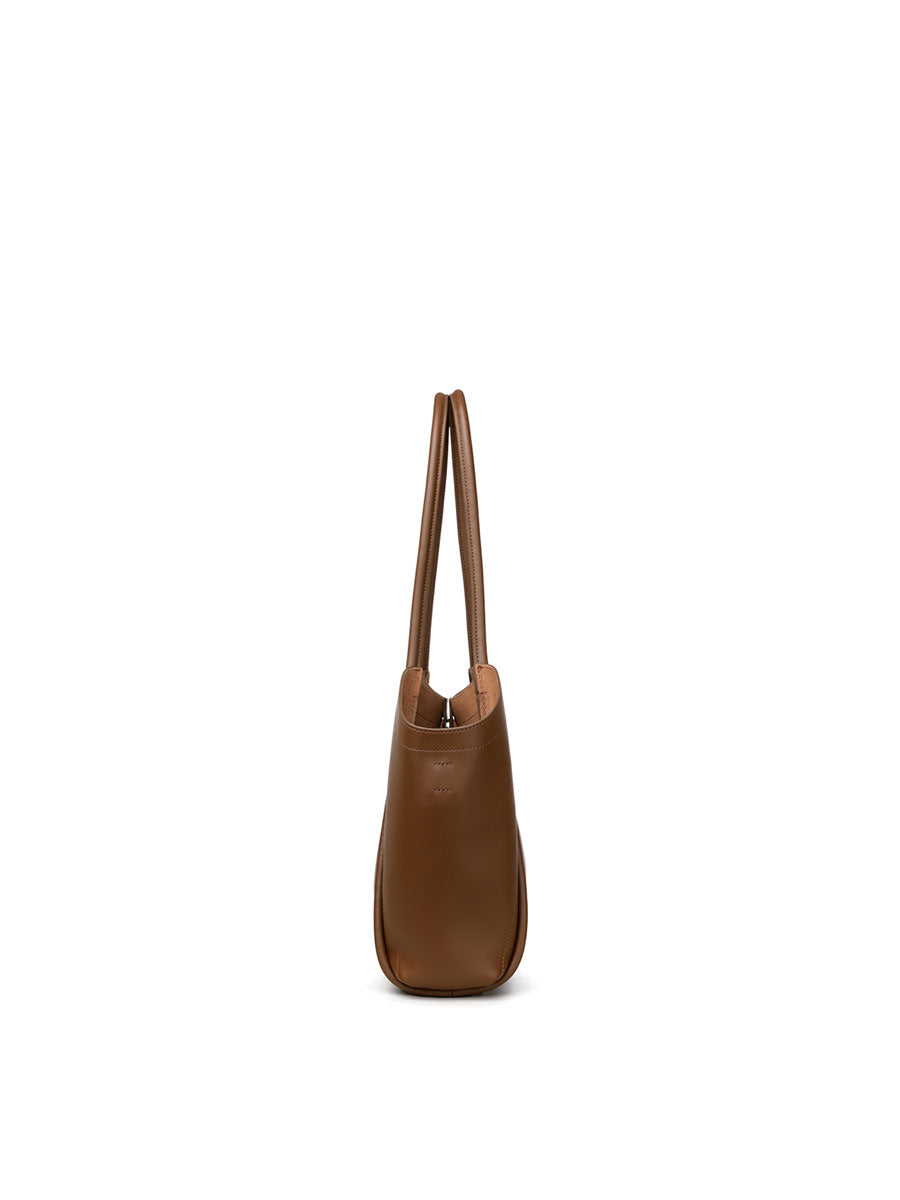 Genuine Leather Large Tote Bag Black