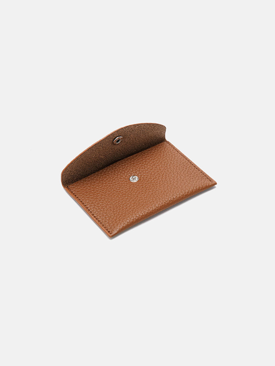 Luxury Genuine Leather Slim Card Holder Black