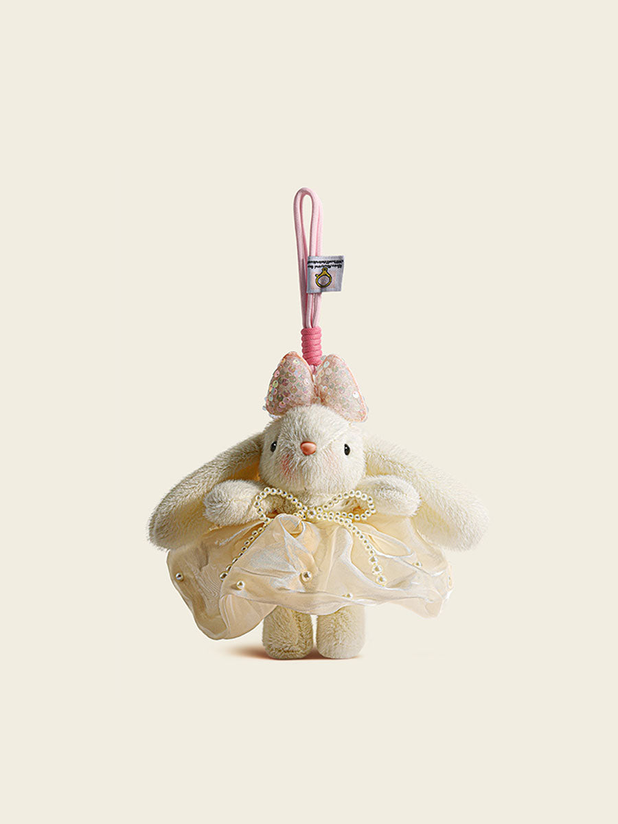 Long Ear Bunny Plush Bag Charm
