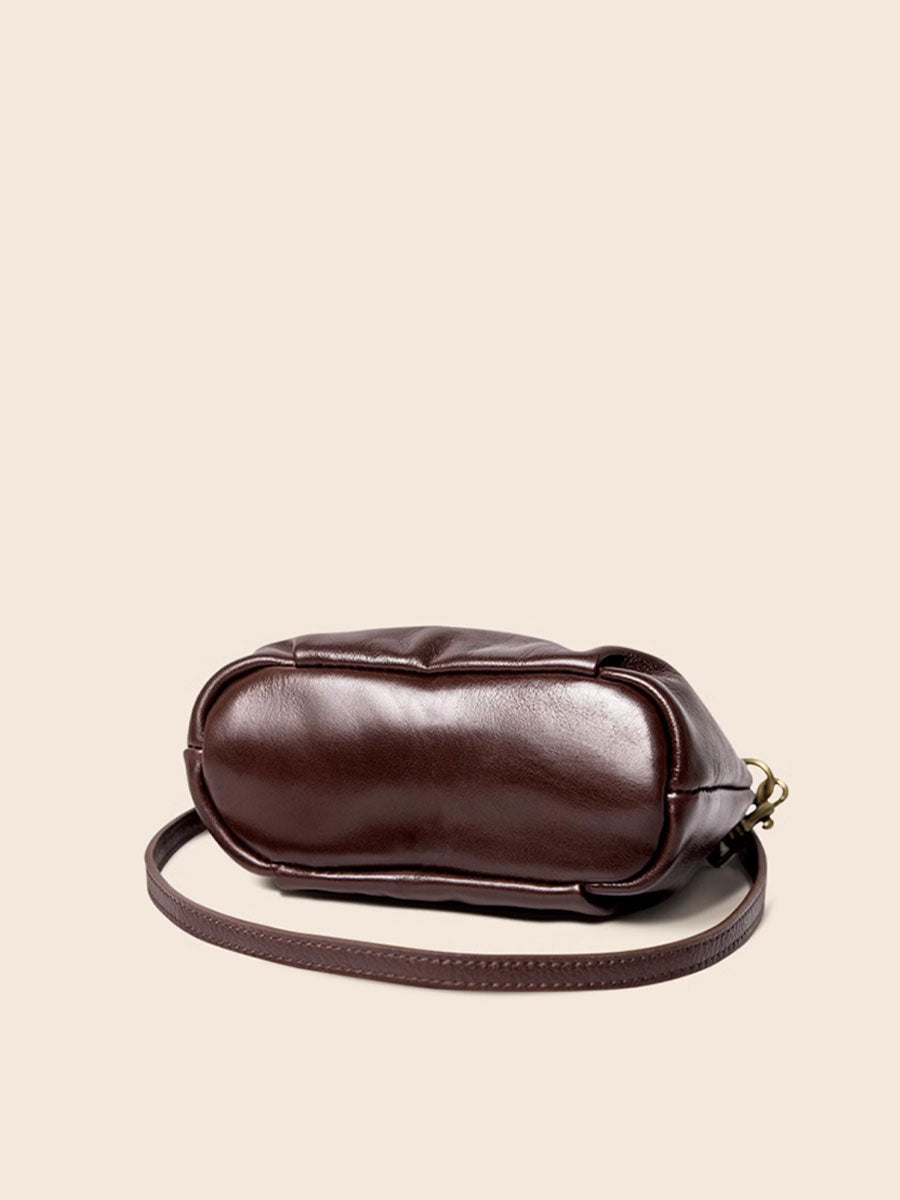 Minimalist Genuine Leather Cloud Bag Red