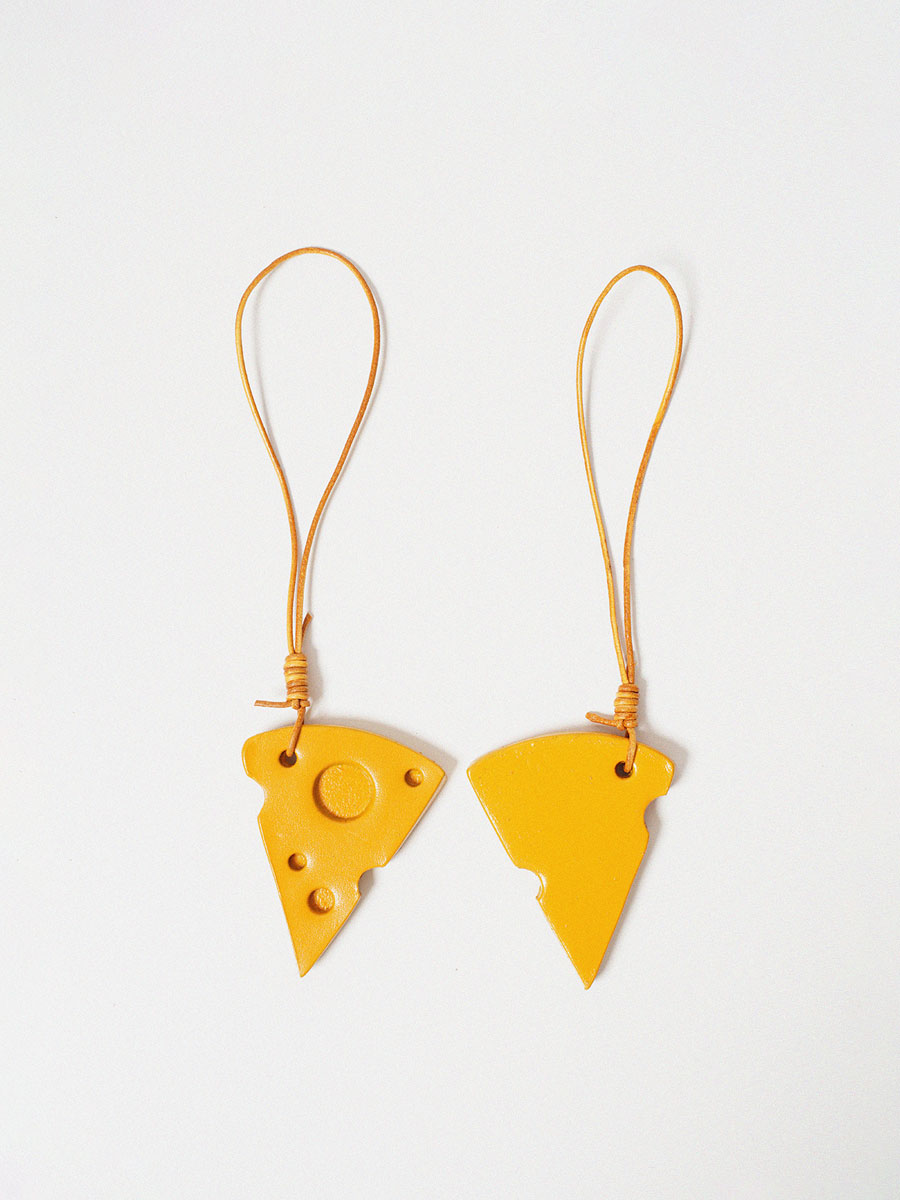 Handmade Cheese Bag Charm
