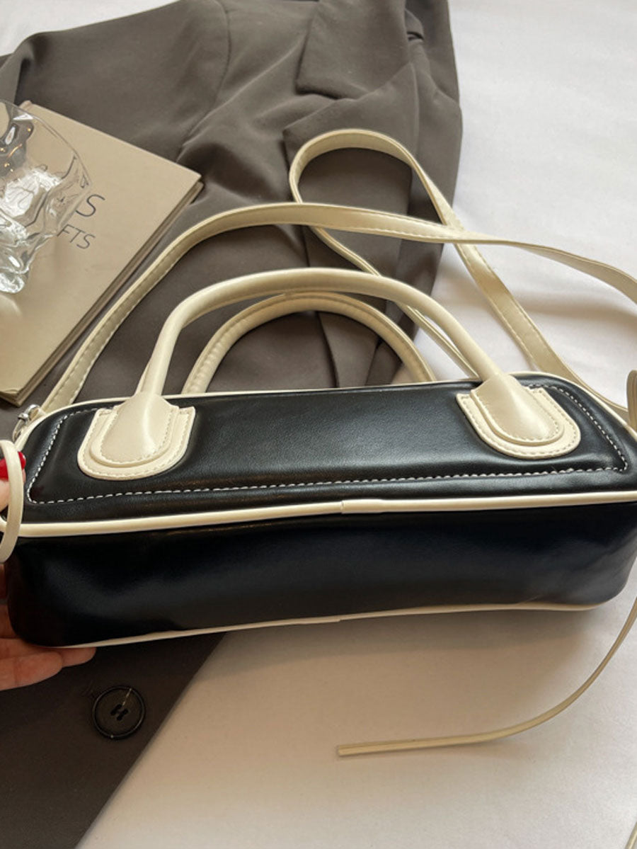 Trendy Long Mini Tote Bag Pink