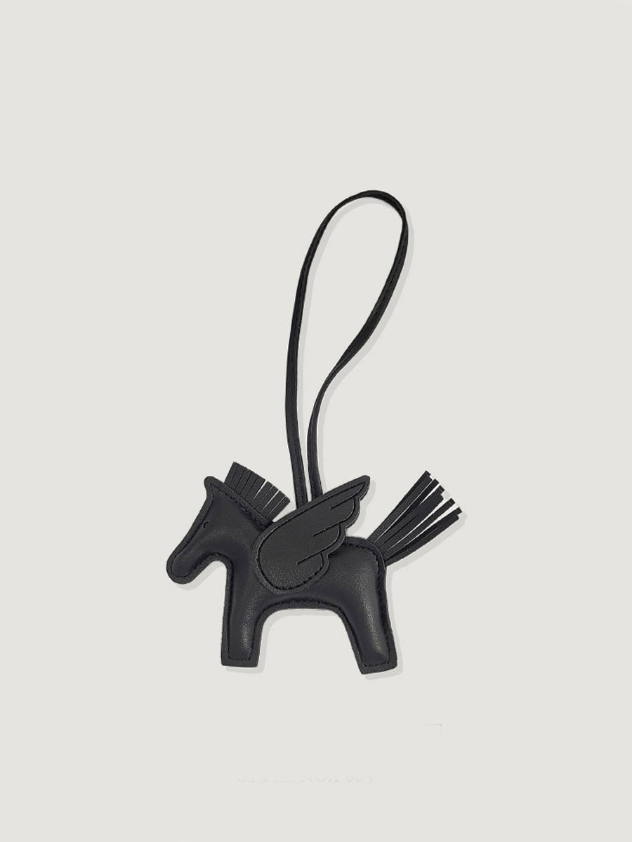 Luxury Leather Pony Bag Charm