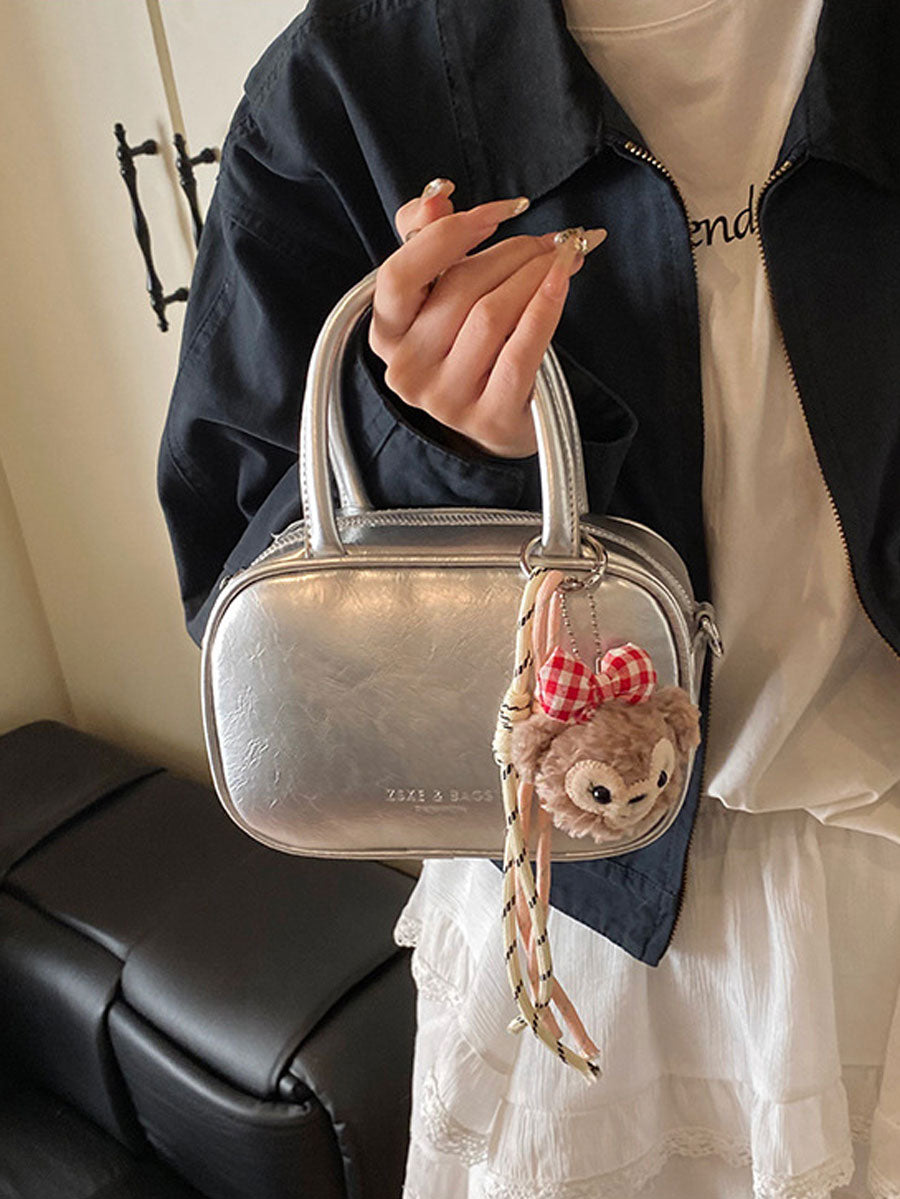 Cute Mini Crossbody Satchel Black