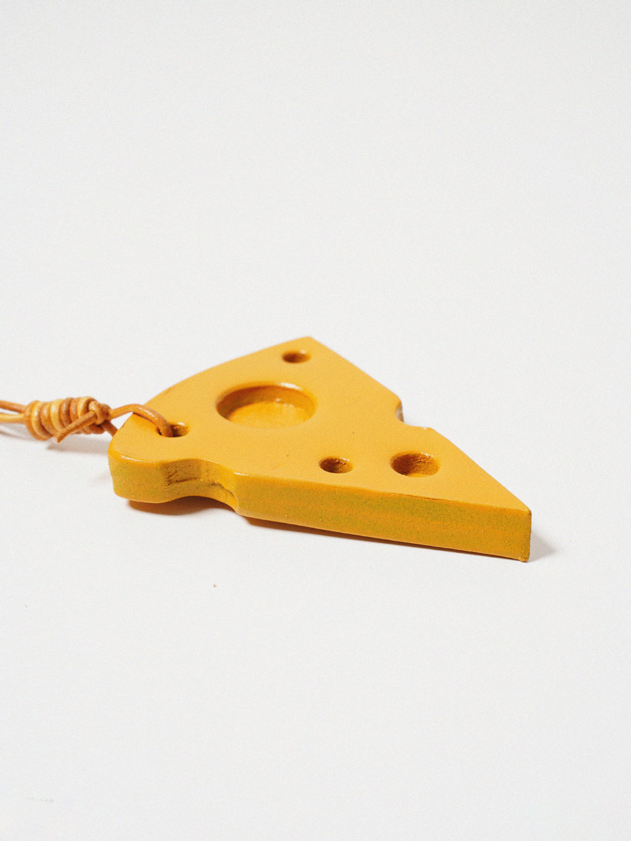 Handmade Cheese Bag Charm
