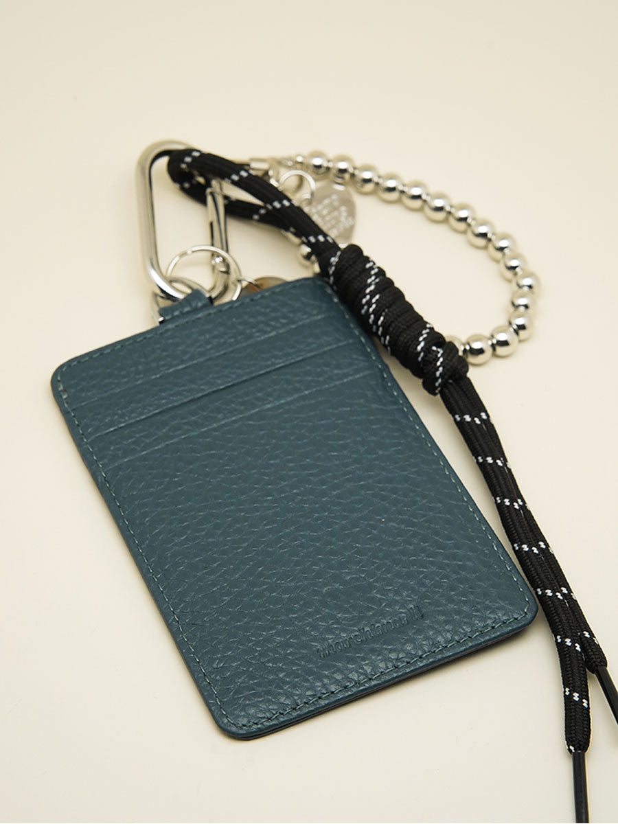 Leather Card Holder with ID Badge Window