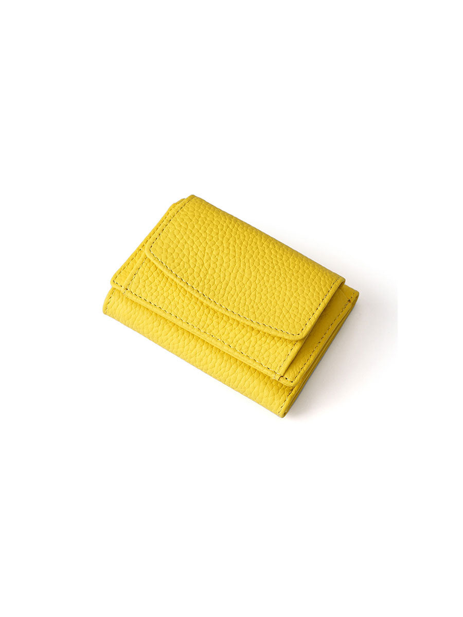 Genuine Leather Mini Wallet RFID 18