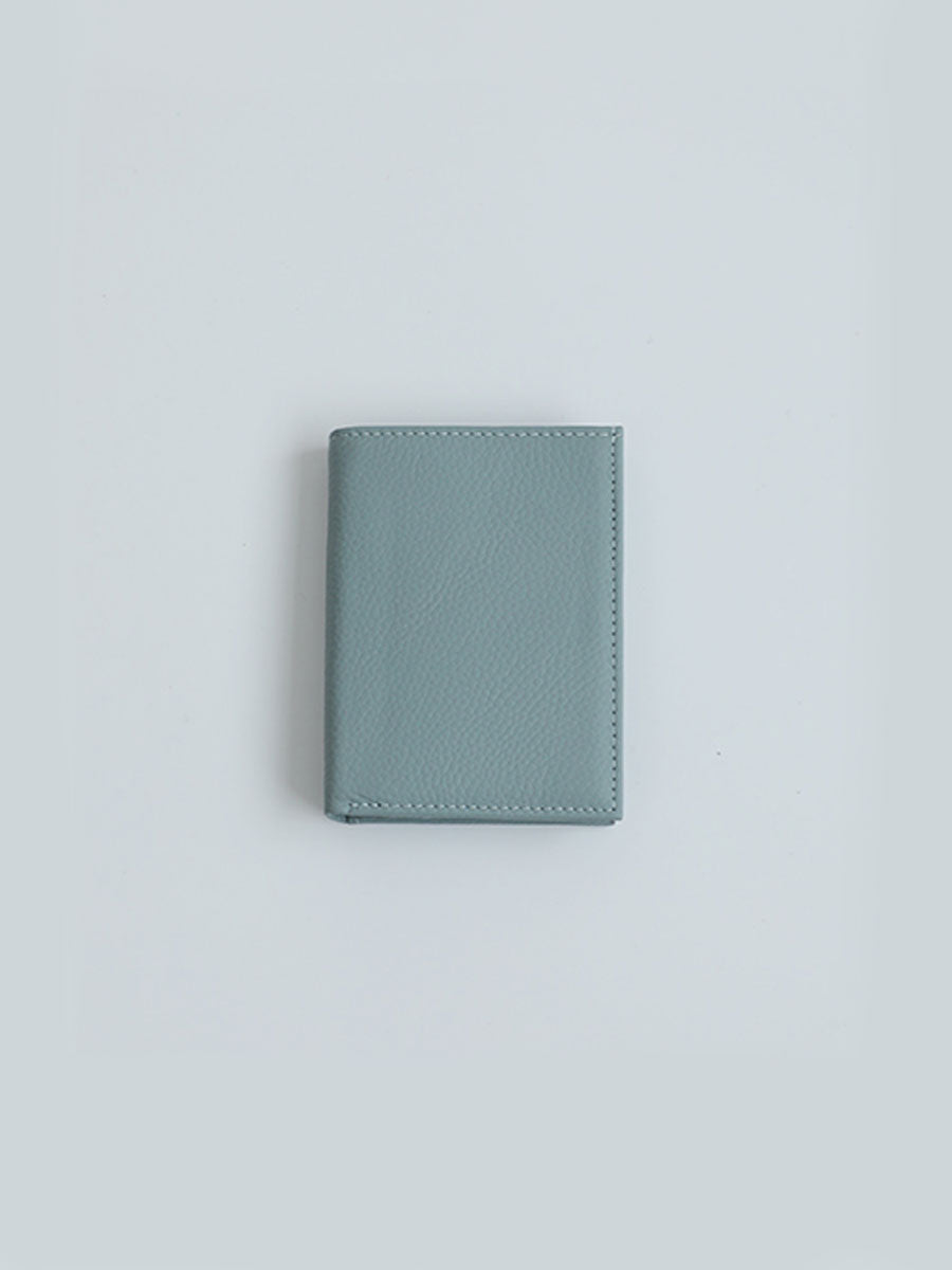 Genuine Leather Card Holder Wallet Green