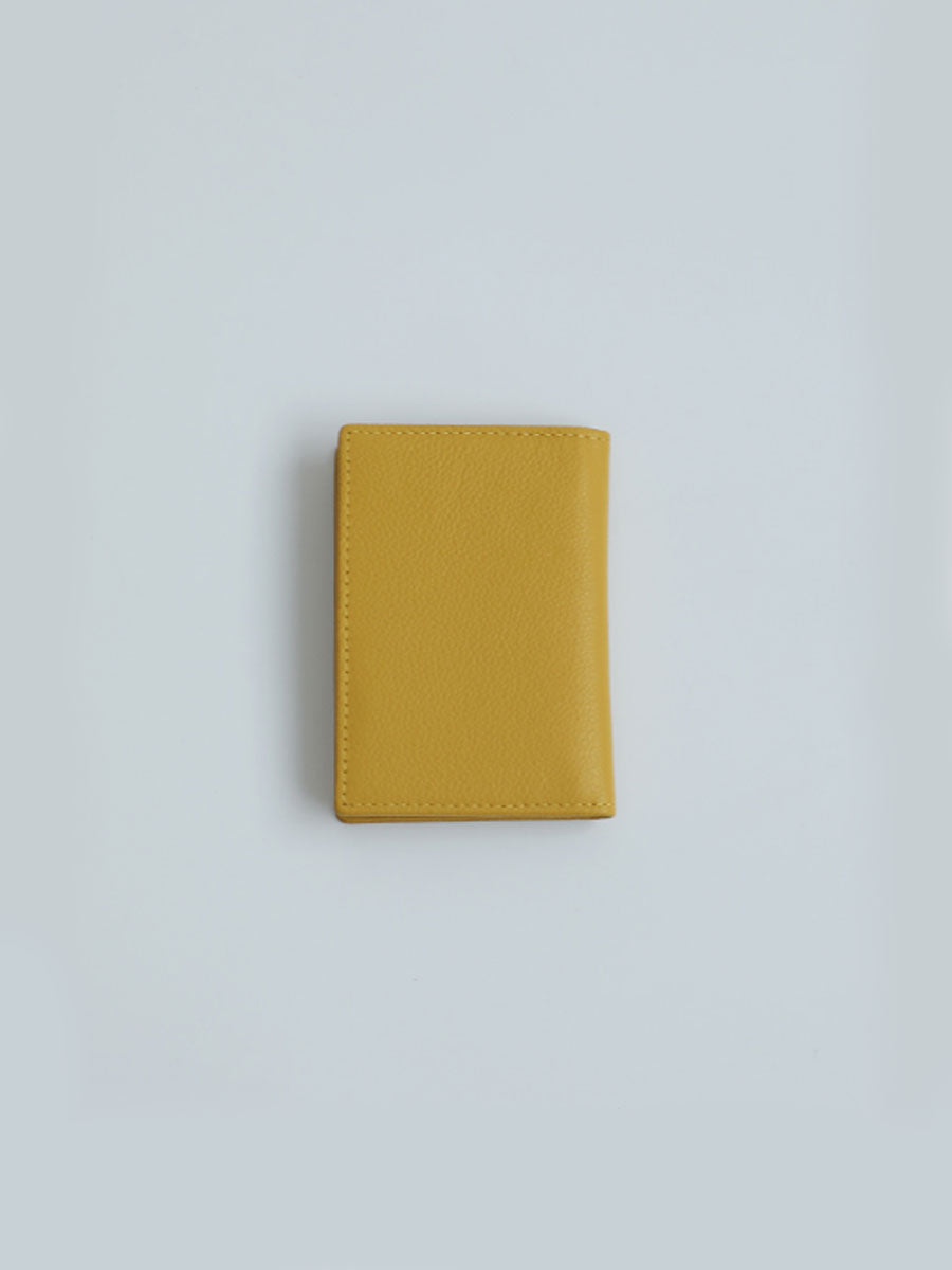 Minimalist Genuine Leather Slim Wallet Green