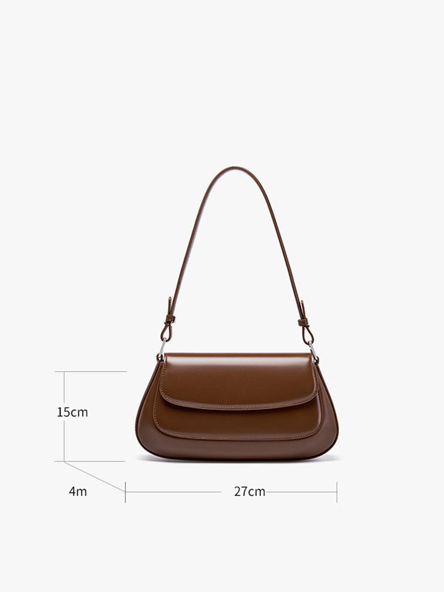 Fashion Patent Leather Saddle Bag Red