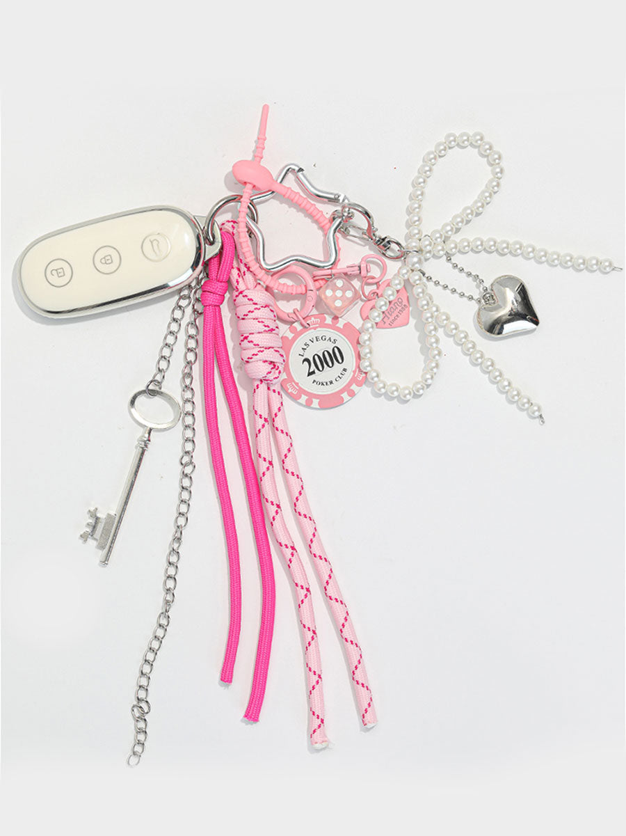 Unique Poker Chip Bag Charm