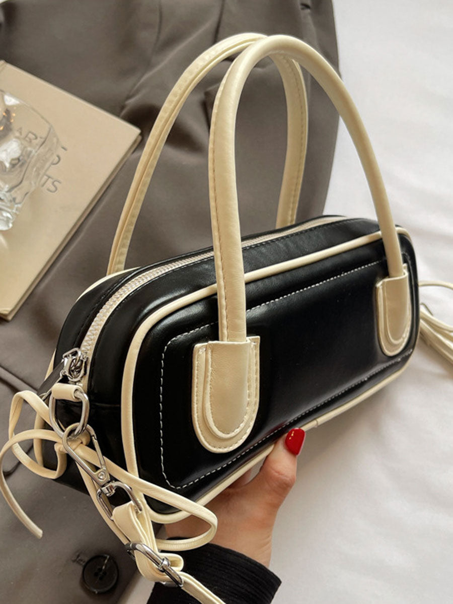 Trendy Long Mini Tote Bag Pink
