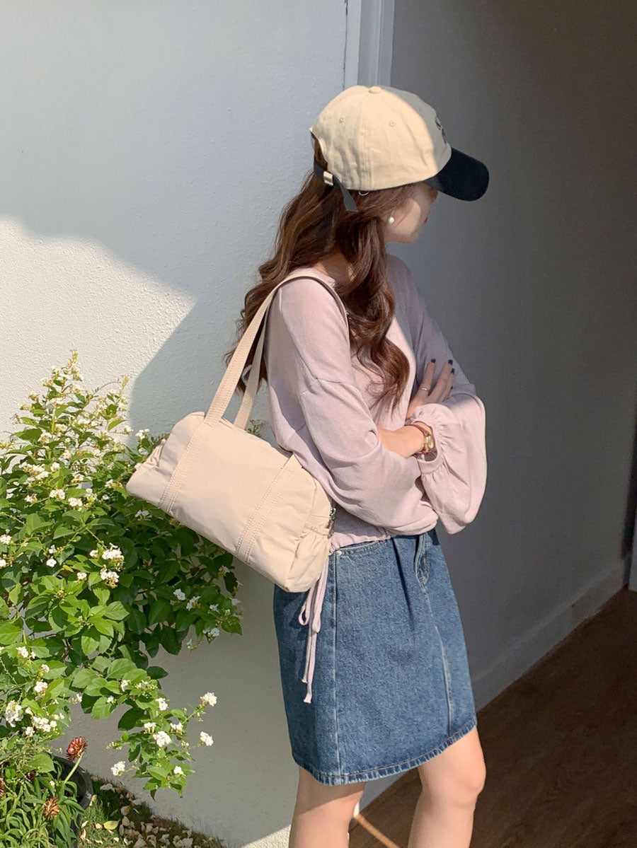 Casual Nylon Travel Bag Pink