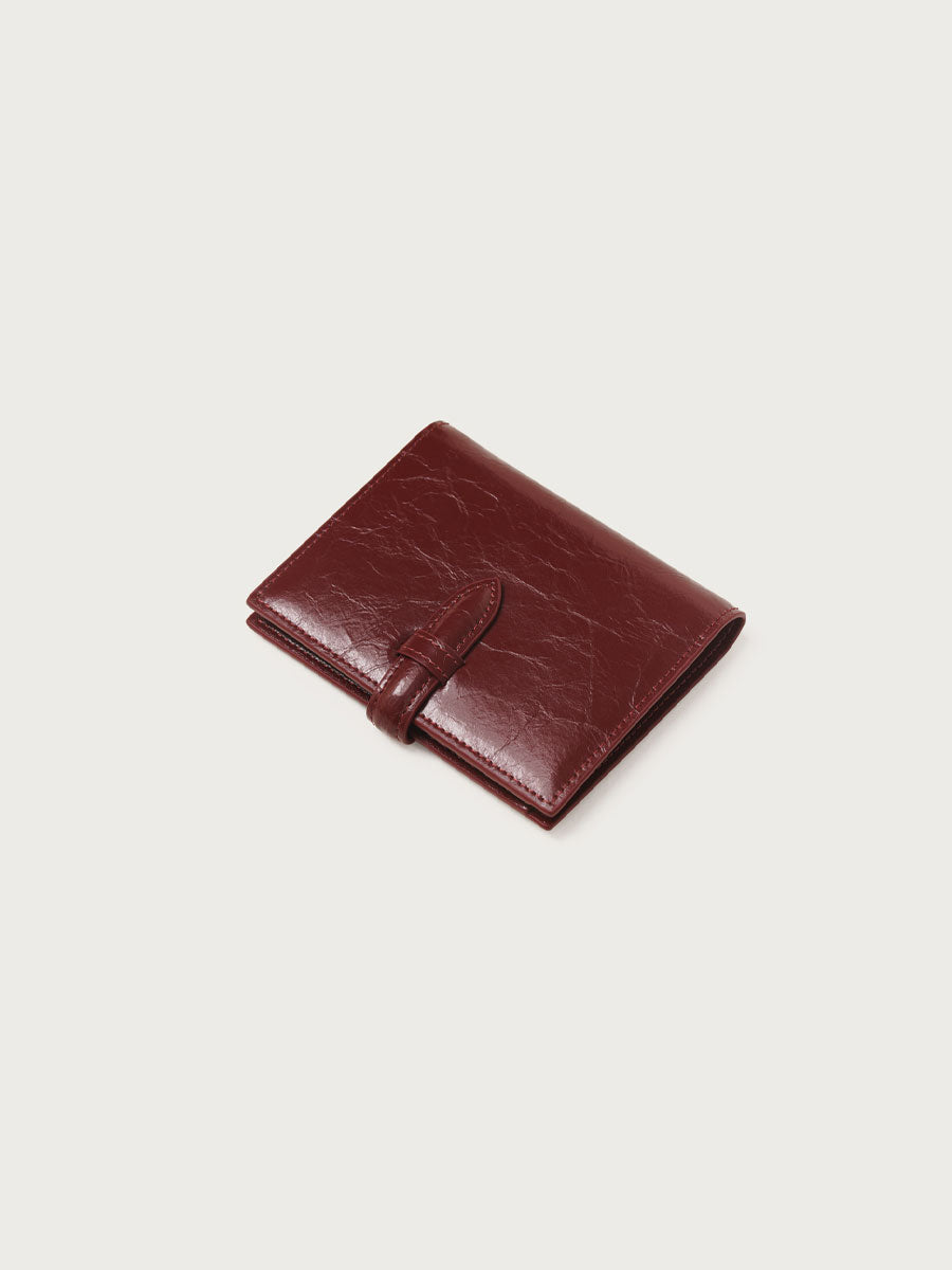 Oil Wax Leather Wallet Green