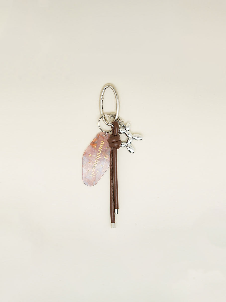 Heart Charm Acrylic Keychain