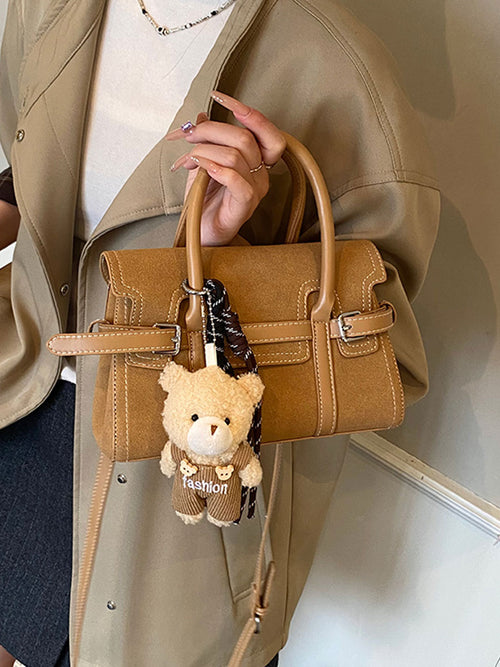 Autumn Style Print Small Crossbody Bag Khaki