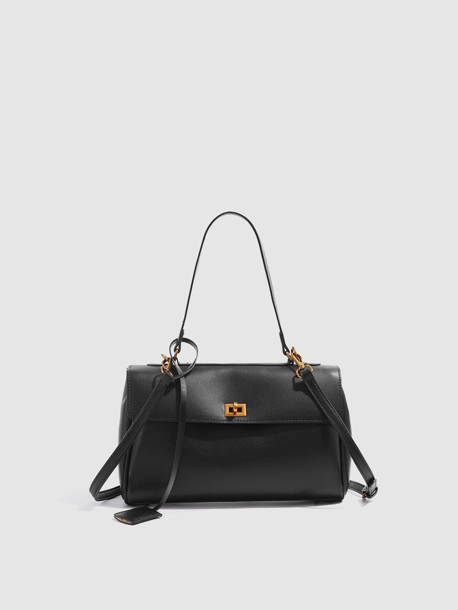 Leather Handbag Black
