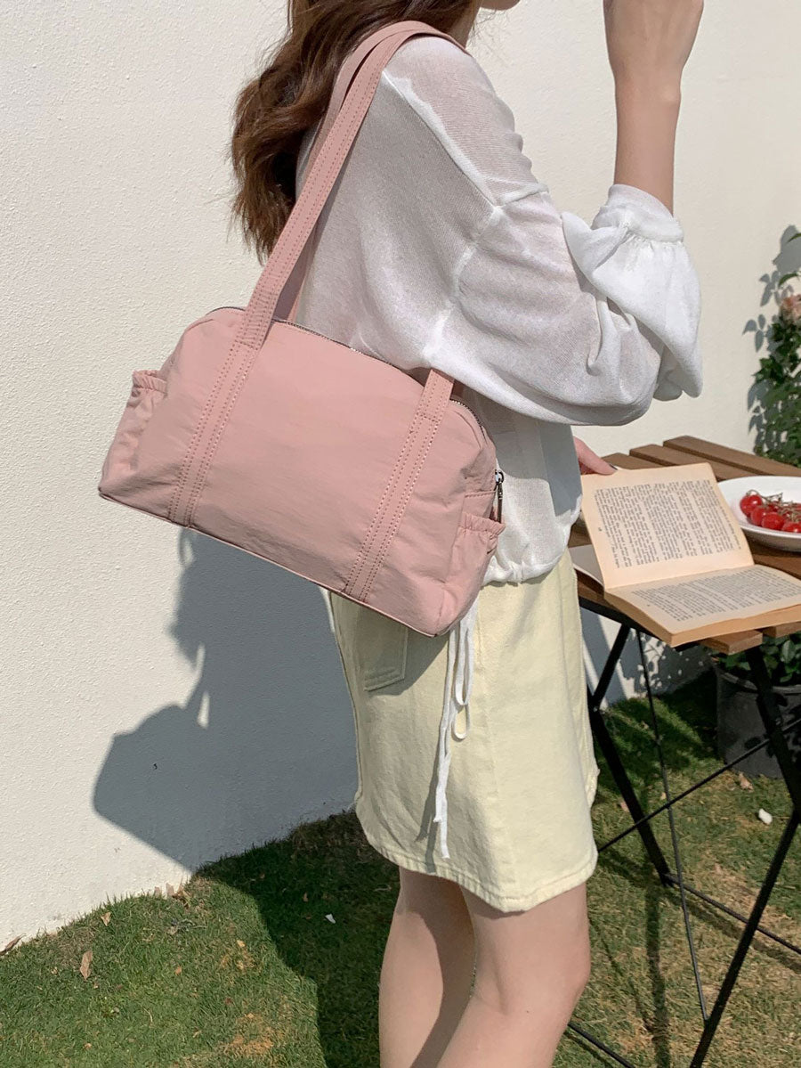 Casual Nylon Travel Bag Pink