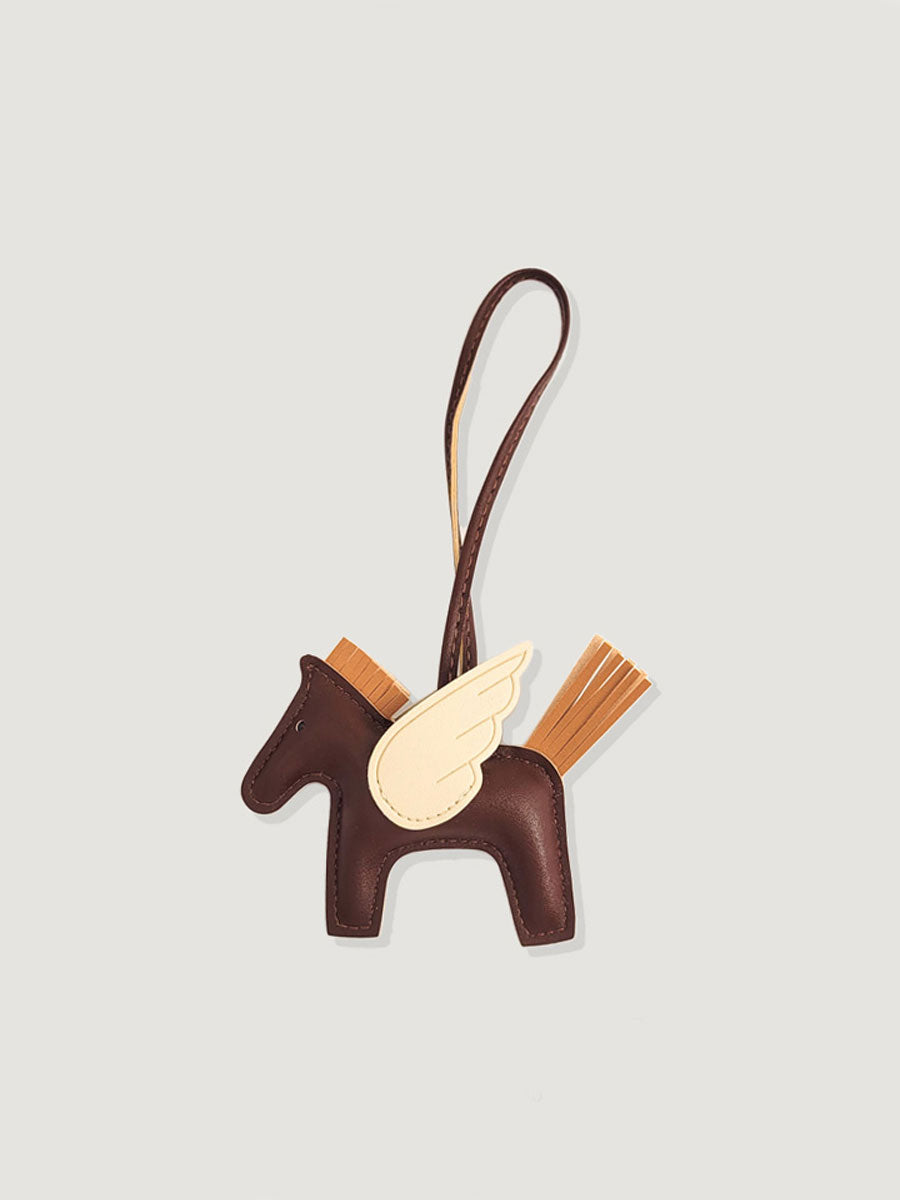 Luxury Leather Pony Bag Charm