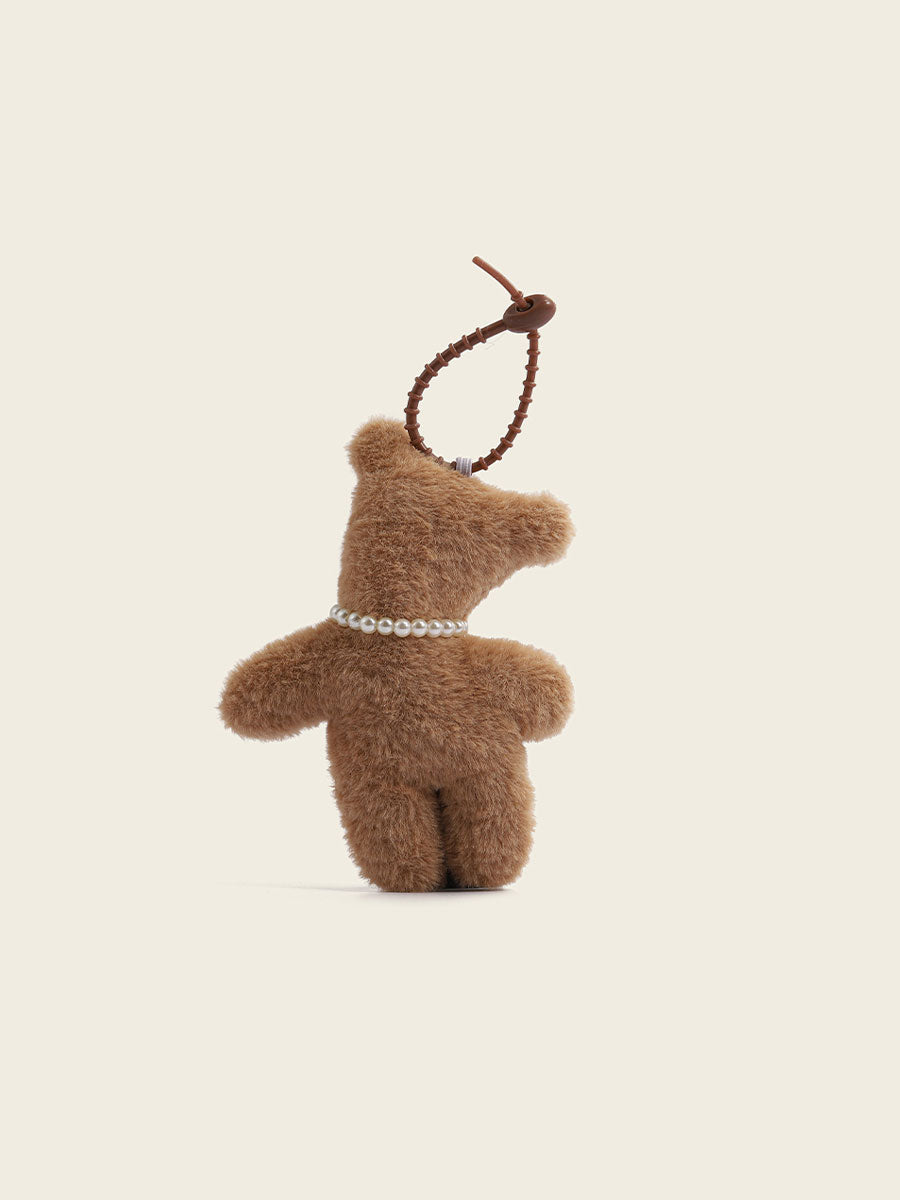 Glasses Teddy Bear Bag Charm