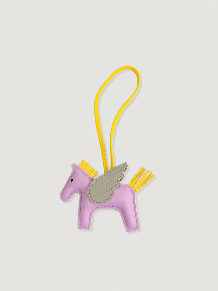 Luxury Leather Pony Bag Charm